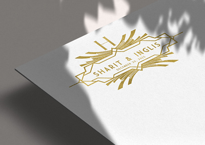 Art Deco Logo Design Unique bespoke wedding logo custom monogram custom wedding logo design illustration logo luxury logo luxury wedding logo wedding logo wedding monogram