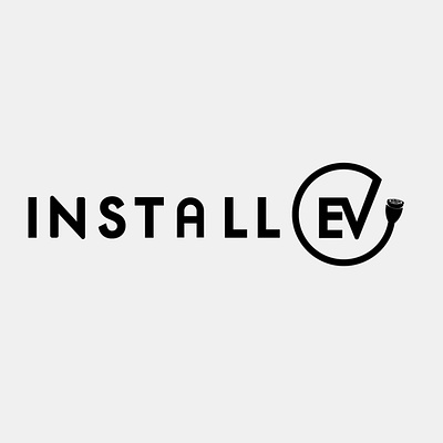 Logo Design For INSTALL EV design graphic design logo logo design
