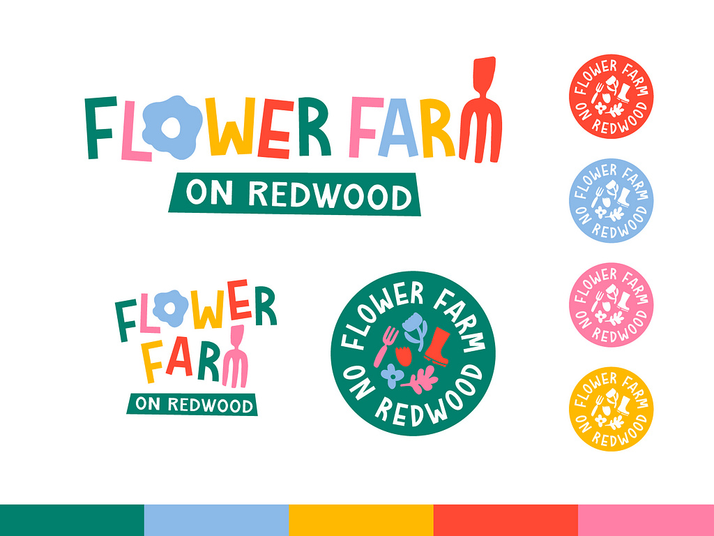 Flower Farm Gardening Logo Suite by Alex Pesak on Dribbble