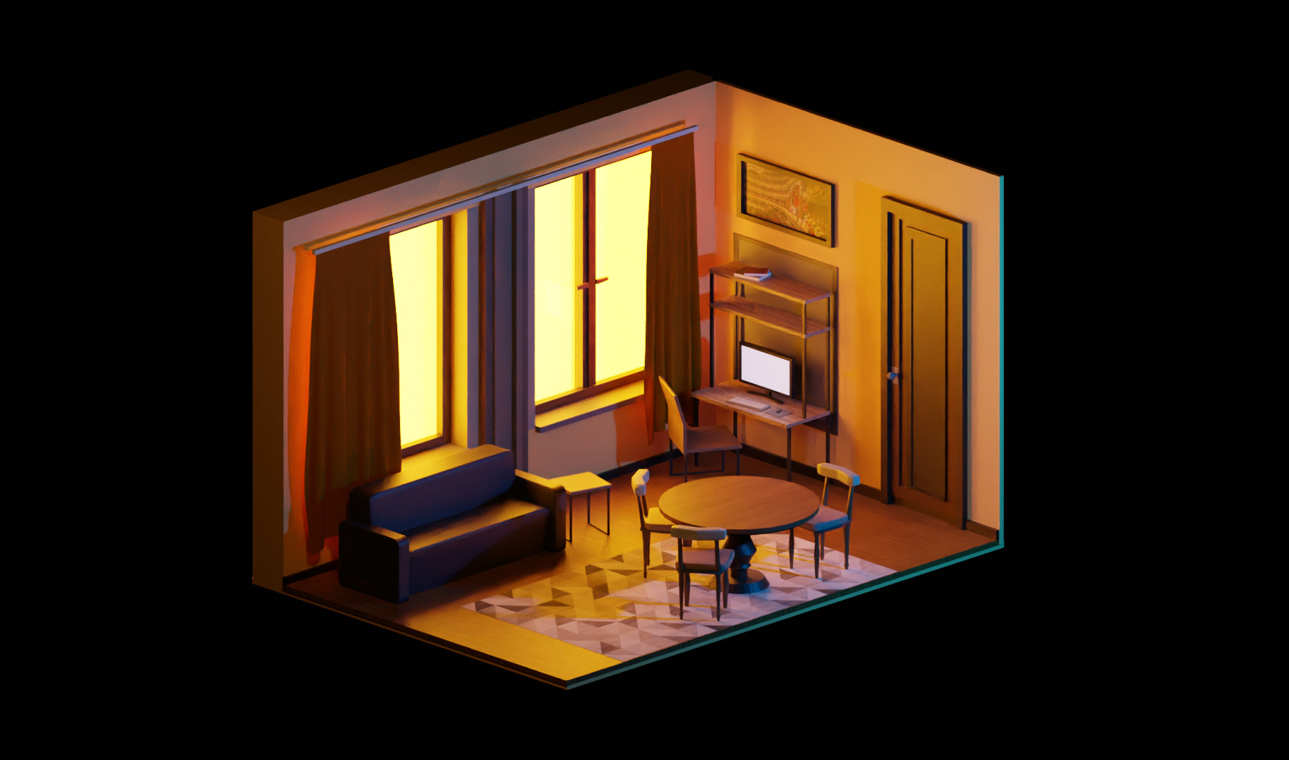 3D Room designs themes templates and downloadable graphic elements on  Dribbble