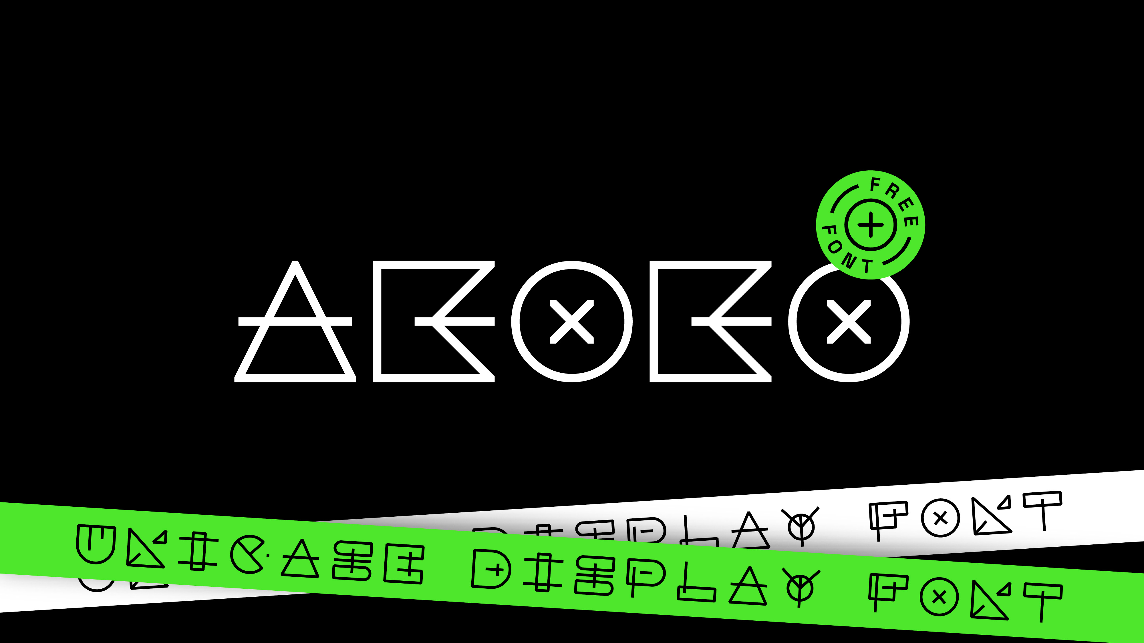 AKOKO Font Family | A Free Unicase Display Font adobeillustrator customlettering design displayfont font fontdesign freefont geometry graphic design illustration lettering typedesign typography