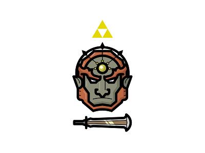 Ganondorf character illustration illustrator smash smash bros video game