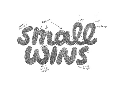 Small Wins Wordmark cpg design food and bev gummy snacks illustration lettering packaging design wordmark