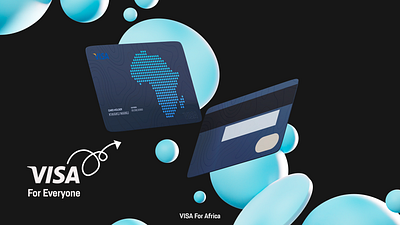 Visa For Everyone, Visa for Africa Campaign banking branding credit card debit card design graphic design illustration logo typography visa visa card