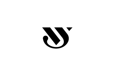 Stylish Letter Jw Wj Logo apparel black branding creative design graphic design icon jw lettering lettermark logo luxury modern simple typography ui unique ux wj