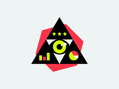 illuminati from data analytics abstract analytic design eye graphics icon illuminati illustration