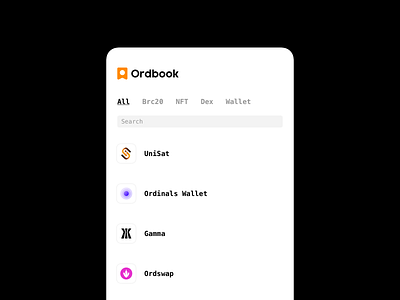 Ordbook bitcoin ord ordi ordinals ui web