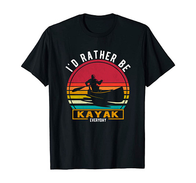 Retro Vintage T-Shirt Design. kayak t shirt kayaking kayaking t shirt retro t shirt retro t shirt design vintage logo vintage t shirt design