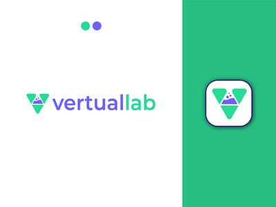 vertuallab bio branding clinic hospital clinical labratory graphic design lab labratory logo designer logos medical modern logo research science vertuallab visual identity