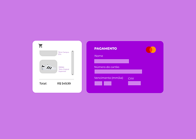 Daily UI #002 - Credit Card Checkout 002 ui challenge dailyui