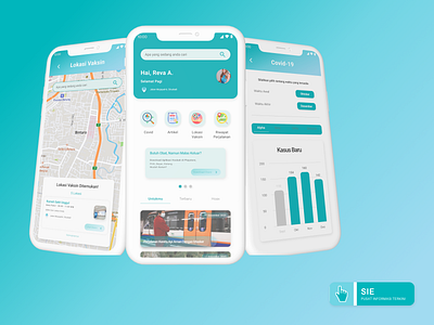 SIE Apps apps covid homepage maps news statistic ui ui mobile