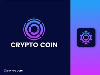 Logo, Crypto Coin, logo design atik mansur brand identy branding branding design business card design graphic design logo logo design logo folio logos motion graphics