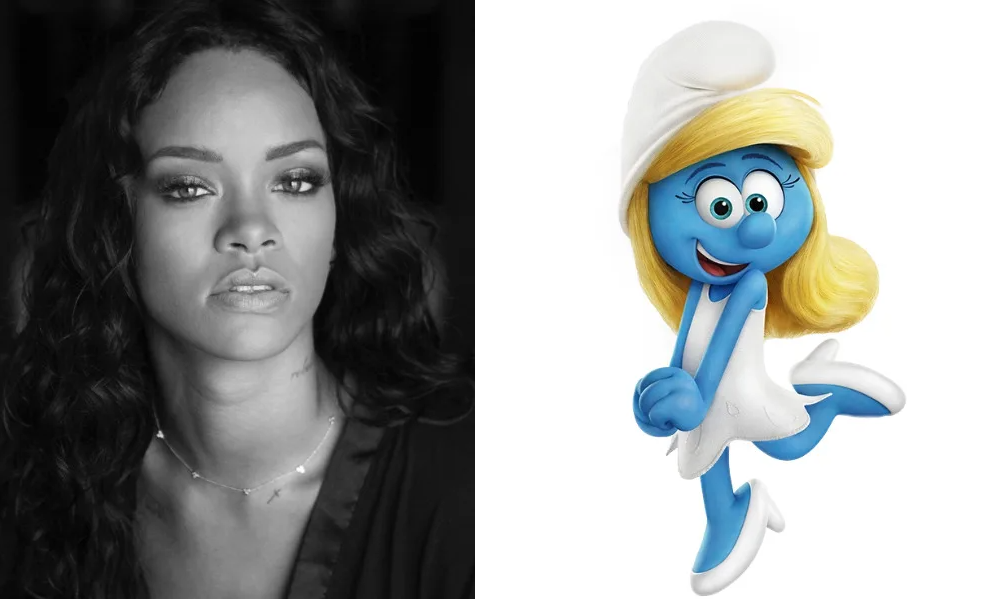 Rihanna to Voice Smurfette in the Smurfs Movie by Beehaya on Dribbble