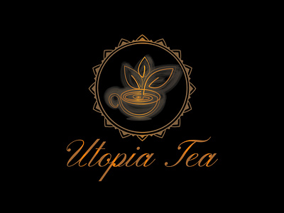 Spiritual Tea graphic design logo luxury