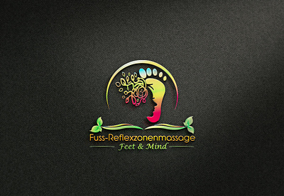 Massage therapy logo foot