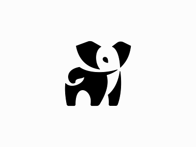 Minimalist Elephant Logo animal branding cute design elephant emblem geomteric icon identity illustration logo mark minimalist nature negative space premium sports symbol vector zoo