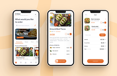 Food Delivery App app app design design ui ux