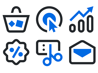 Ecwid icons grid icon icon system iconset pictogram