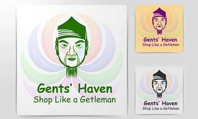 Gents Haven Logo 3d animation branding design graphic design illustration logo ui ux vector