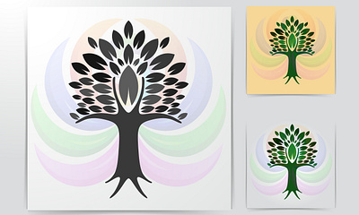 Tree Logo 3d animation branding design graphic design illustration logo ui ux vector