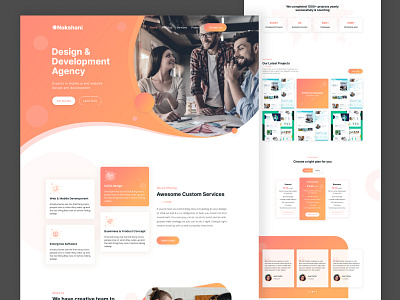 Digital Agency Landing page design design design agency digital digital agency figma figma design landing page design landingpage ui ui design ux web design web development web template website wordpress