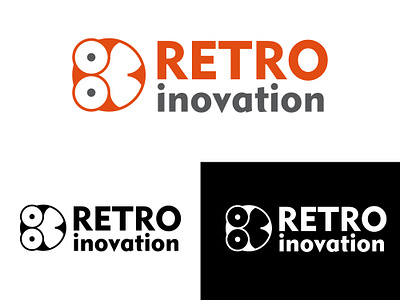 Retro logo design 3d branding design graphic design logo logo des vector