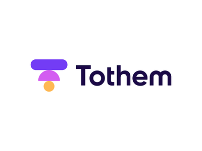 Tothem - Logo Design 2 alphabet app application balance brand branding connection consulting friendly growth identity letter t logo logo design mark platform shapes simple symbol t