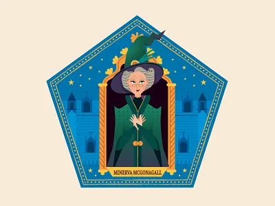 Minerva McGonagall /Harry Potter Project cadiz character cine colorful design fanart harry potter hogwarts illustration ilustracion película personaje saga vector