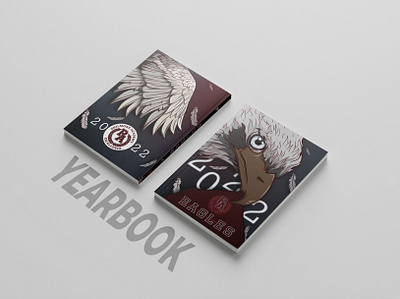 Yearbook Cover Philmore Academy book design graphic design illustration product design