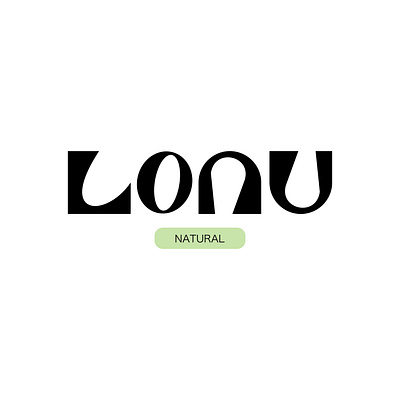 LONU NATURALS LOGO branding design graphic design illustration logo typography vector