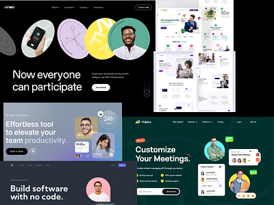 Fintech Moodboard design figma graphic design illustration typography ui ux