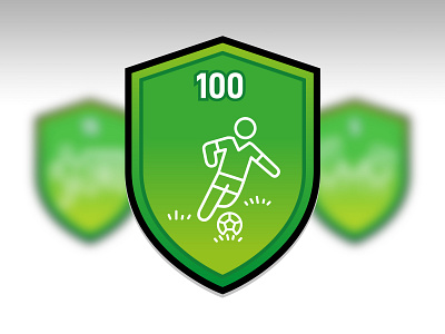 Sport badges badge football icon illustration shield soccer sports vector