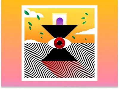 X — 36 Days of Type 36daysoftype 36daysoftype10 challenge daily eye illustration letter poster typeface vector