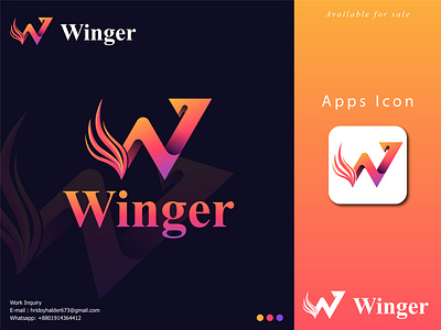 W Letter logo, Unused a b c d e f g h i j k l m n app icon brand identity branding creative work graphic design logo logo design logo inspirations logofolio modern logo monogram negative space logo o p q r s t u v w x y z vector w logo wing logo winger