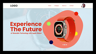 #DailyUI E-Commerce Landing page branding design e commerce graphic design landing page product design prototype shopping smart watch ui ui design ui ux user ecperience ux ux design watch