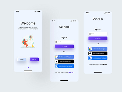 Mobile Apps animation branding graphic design ui