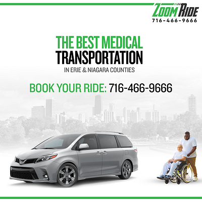 Social Media Artwork for medical transport company