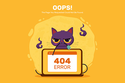 The Importance of Creating a Memorable 404 Page 3d animation beehaya branding cartoon design freestyle graphic design illustration logo motion graphics ui vector