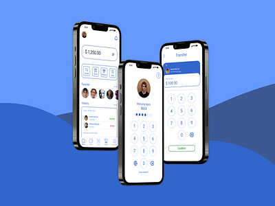 Banking Mobile App app bank banking design finance graphic design login mobile transfer ui