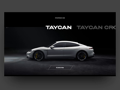 Day 49: Car customisation animation after effects animation build car customisation car customization cars design figma porsche porsche taycan ui