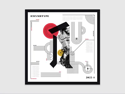 36 Days of Type | 1 (2023) 1 36days 1 36daysoftype 36daysoftype10 abstract design experimental experiments geometric geometry graphicdesign illustration number numbers type typography