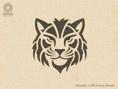 Wild Cat Logo animal beautiful branding cat design forest cat logo logotype muzzle wild