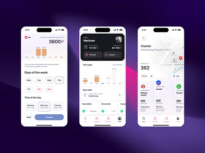 Gigs app app gigs jobs ui ux