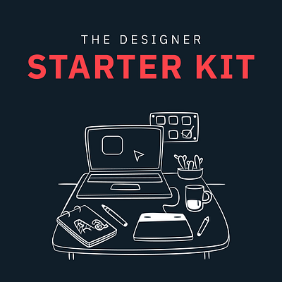 The Designer Starter Kit branding design figma graphic design illustration logo typography ui ux