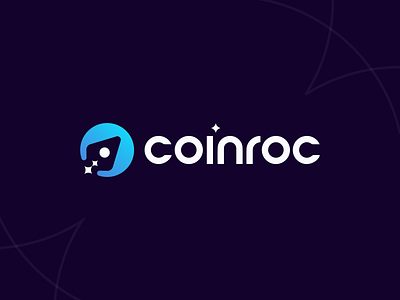 Coinroc (for sell) abstract altcoins bitcoin blockchain branding coin coinroc crypto cryptocurrency cryptoexchange cryptowallet digitalcurrency ethereum fintech geometric identity logo mark nft symbol