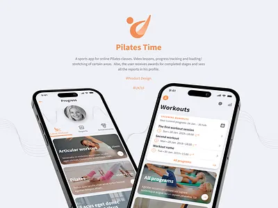 Pilates Workout App body interactions