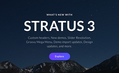 App, SaaS & Software Startup Tech Theme - Stratus website template