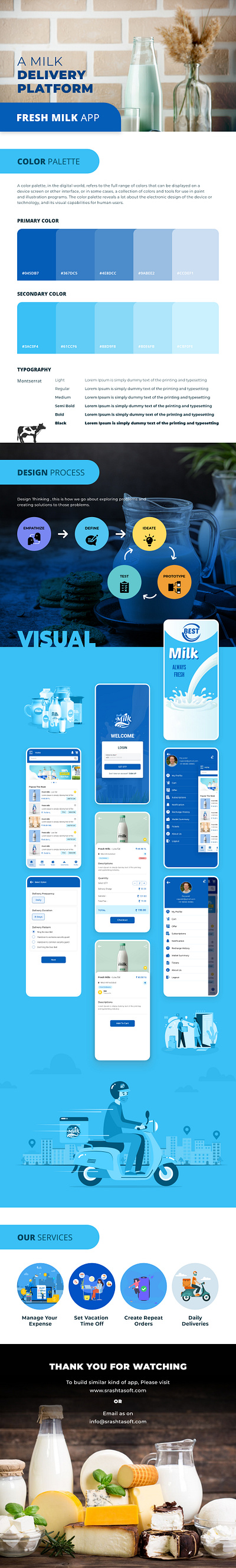 Milk Delivery Platform App adobe illustrator benefits recycling branding design graphic design illustration logo ui vector xd