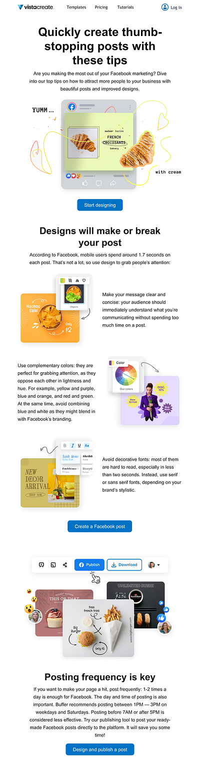 Email Tips Facebook Post Format design email emailcraft graphic design illustration vector webdesign