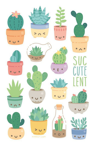 Cactus emoticon animation design graphic design illustration logo